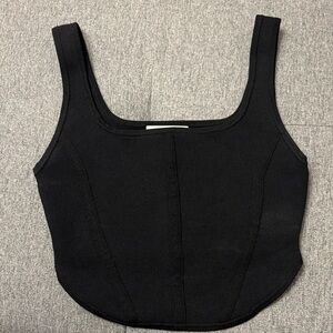 Babaton sculpt knit corset tank